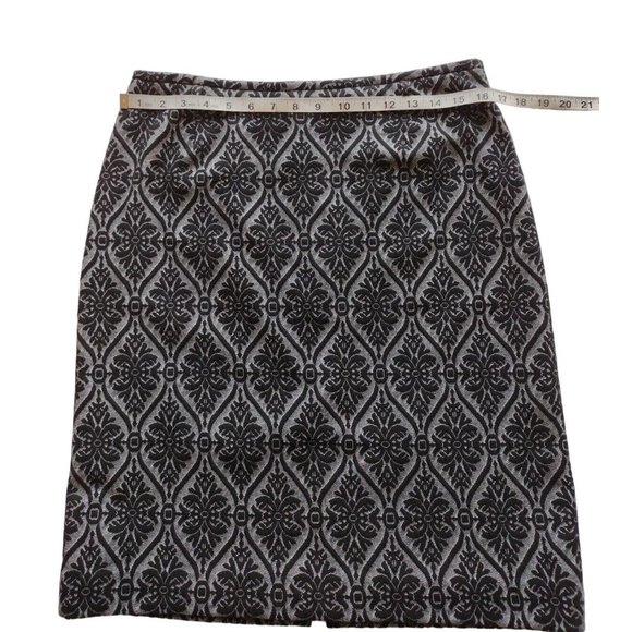 Tahari Skirt 8 Mini Zip Back Lined - Picture 3 of 11